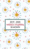 2019-2020 18 Month Weekly Planner: Cool Mid-Century Modern Atomic Clocks Will Help You Keep You Schedule on Time and Looking Great with Atomic-Age Retro Style.