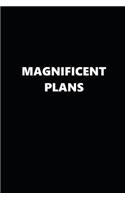 2019 Daily Planner Funny Theme Magnificent Plans Black White 384 Pages