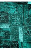 Quilted Pattern Quilt Green Journal: Take Notes, Write Down Memories in this 150 Page Lined Journal