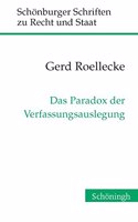 Das Paradox Der Verfassungsauslegung