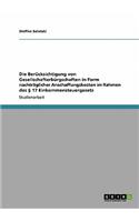 Die Berücksichtigung von Gesellschafterbürgschaften in Form nachträglicher Anschaffungskosten im Rahmen des § 17 Einkommensteuergesetz