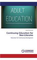 Continuing Education for Neo-Literates