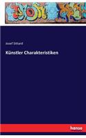 Künstler Charakteristiken