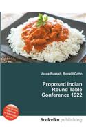 Proposed Indian Round Table Conference 1922