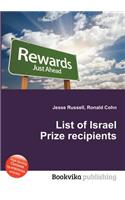 List of Israel Prize Recipients: (English)
