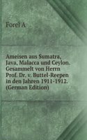 Wissenschaftliche Ergebnisse einer Forschungsreise nach Ostindien