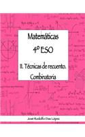 Matemáticas 4° ESO - 11. Técnicas de recuento. Combinatoria