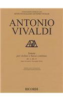 Sonate per violino e basso continuo RV 11, RV 37: Opere Incomplete, Ed. Critica e Ricostruzione Di M. Talbot