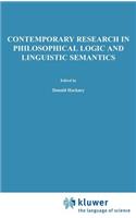 Contemporary Research in Philosophical Logic and Linguistic Semantics