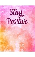 Positive Thoughts For Surgery: Beautiful 12-Month Positive Thoughts Notebook with Mood Tracker, Self Care Checklist, Inspirational Quotes, Self Reflection Cards, Me Time Pages, Me