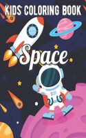 Space Coloring Book: Fantastic Outer Space Coloring with Planets, Astronauts, Space Ships, Rockets