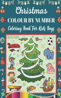 Christmas Colour By Number Coloring Book For Kids Boys: An Amazing Christmas Coloring Book For Kids To Develop Creativity And Kick Back Through Coloring Several Christmas Illustrations. Holiday best gift 