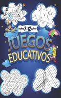 Juegos Educativos: 160 Rompecabezas y pasatiempos para niños 7-12 años: Encuentra las diferencias, Sopa de letras, Desafío laberintos y sudoku.