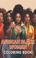 African Black Woman Coloring Book