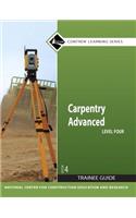 Carpentry Advanced Level 4 Trainee Guide, Paperback