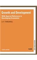 Growth and Development: With Special Reference to Developing Economies
