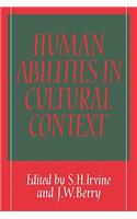 Human Abilities in Cultural Context