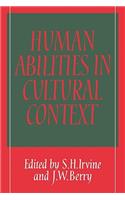 Human Abilities in Cultural Context