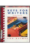 Keys for Writers Plus Exercise Booklet Plus Heldpdesk CDROM 4th Edition