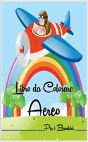 Libro da Colorare Aereo per i Bambini