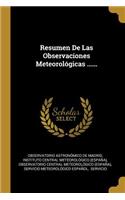 Resumen De Las Observaciones Meteorológicas ......