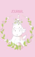 Journal: A Whimsical Magical Unicorn, Cupcakes and Doodle Rainbows Notebook Journal - Magical Forest Fairies, Llama, Caticorn, Unicorn - I Believe in Unicorn