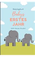 Babytagebuch Babys Erstes Jahr Hallo Kleines Wunder