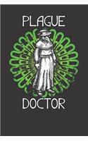 Plague Doctor Halloween Costume Notebook Journal