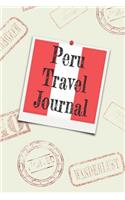 Peru Travel Journal: Blank lined diary