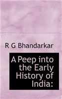 Peep Into the Early History of India