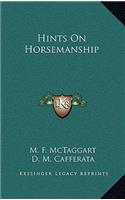 Hints on Horsemanship