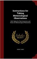 Instructions for Taking Meteorological Observations