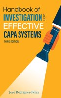 Handbook of Investigation and Effective CAPA Systems