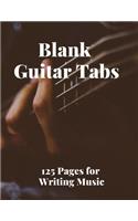 Blank Guitar Tabs