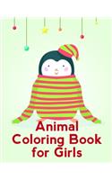 Animal Coloring Book For Girls: Super Cute Kawaii Animals Coloring Pages