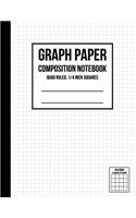 Graph Paper Notebook 1/4 inch Squares