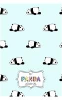 My Panda Journal: Personal Diary for Girls. Blank and Lined Pages with Cute Panda Illustrations, Mood Tracker, Outfit Planner and Highs and Lows Pages.