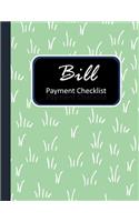Bill Payment Checklist