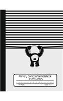 Primary Composition Notebook Story Journal: Cute Panda Notebook with Picture Space and Handwriting Practice Paper for Kids in Kindergarten, First and Second Grade, 100 Blank Writing Pages with