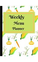 Weekly Menu Planner: Plan and Track Your Meals Weekly /Food Planner / Diary Daily Meal Plan And detailed Shopping List Birthday Present for mom, Girl friend, coworker Be