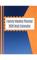 Family Weekly Planner 2020 Wall Calendar