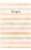 Thoughts: A Square Grid Journal