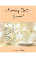 Morning Routine for School Journal