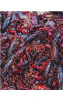 Crawfish Jamboree Blank Book Lined Journal (8x10)