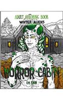 Adult Coloring Book Horror Cabin