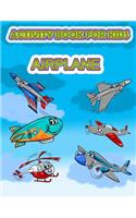 Activity Book for Kids Airplane