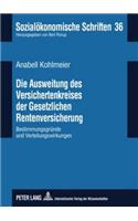 Die Ausweitung Des Versichertenkreises Der Gesetzlichen Rentenversicherung