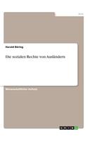 sozialen Rechte von Ausländern