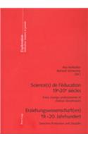 Science(s) de l'Éducation 19 E -20 E Siècles- Erziehungswissenschaft(en) 19.-20. Jahrhundert