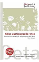 Ribes Austroecuadorense: (English)
